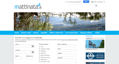 Desktop Screenshot of mattinata.it